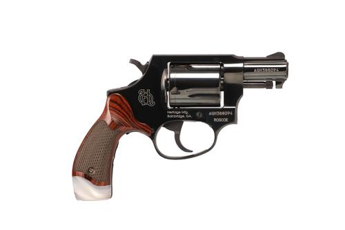 Heritage Roscoe Revolver HR38B2RWP, 38 Special, 2in, White Pearl/Wood Grips, 5 Rds