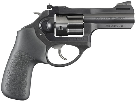 Ruger LCRx Double-Action Revolver 5435, 22 Long Riflel, 3", Hogue Monogrip, Matte Black Finish, 8 Rds