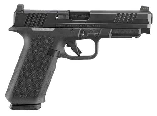 Ruger RXM Semi-Auto Pistol 19444 , 9mm, 4.5", Magpul EHG Black Frame, Black FNC Nitride Slide, Optics Ready, 17 Rd