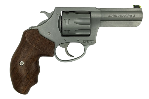 Charter Arms Professional IV Revolver 73230, 32 H&R Mag, 3", Wood Grip, Stainless Finish, 7 Rd