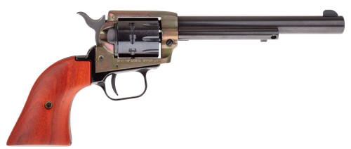 Heritage Rough Rider Single Action Rimfire Revolver RR2299CH6, 22 LR, 6.50", Cocobolo Grip, Black Finish, 9 Rd