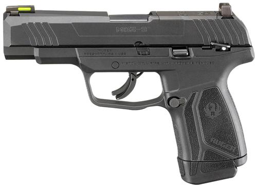 Ruger Max-9 Compact Pistol 3507, 9mm, 4", Black Nylon Grips, Black Finish, 12 Rds *CA Compliant*
