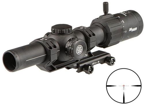 Sig Sauer Tango-MSR LPVO Rifle Scope SOT61002, 1-6x24mm, BDC6 Reticle, FFP, Black