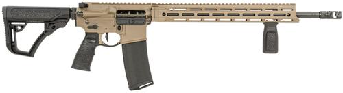 Daniel Defense DDM4V7 Semi-Auto Rifle 0212811090047, 5.56 NATO, 18", 6 Position w/SoftTouch Stock, FDE Finish, Geissele SD3 Trigger, 30 Rds