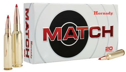 Hornady Match Rifle Ammunition 81500, 6.5 Creedmoor, ELD Match, 140 GR, 20 Rd/bx