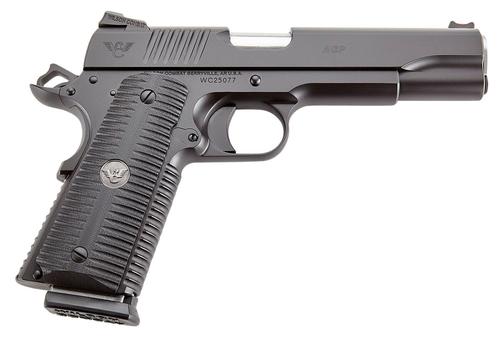 Wilson Combat ACP Full-Size Pistol ACPFS45, 45 ACP, 5", G10 Eagle Claw Grips, Black Armor-Tuff Finish, 8 Rds