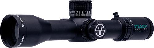 Stealth Vision Tactical SVT Rifle Scope SVT318, 3-18x44mm, 34mm Tube, Illuminated Anti-Cant Reticle