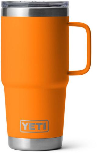 Yeti Rambler 20oz Travel Mug w/ StrongHold Lid (21071502624) Stainless Steel, King Crab Orange