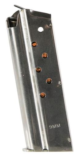 Ruger SR1911 Officer 9mm Luger 7 Rounds Stainless Magazine (90652)