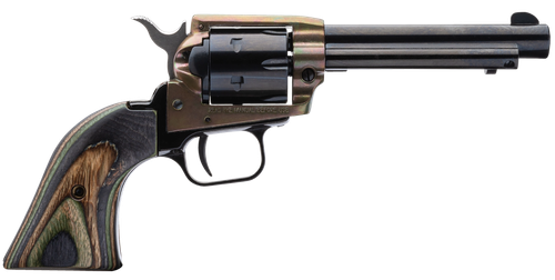 Heritage Rough Rider Single Action Rimfire Revolver RR22CH4, 22 LR, 4.75", Cocobolo Grip, Black Finish, 6 Rd