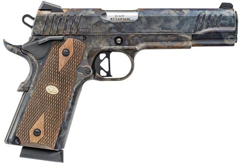 Chiappa 1911 Superior Grade Pistol 440181, 45 ACP, 5in, Checkered Walnut Grips, Color Case Finish, 8 Rds
