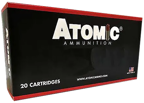 Atomic Subsonic Pistol Ammunition 04928, 44 Mag, Lead Hollow Point, 300 gr, 20 Rd/Bx