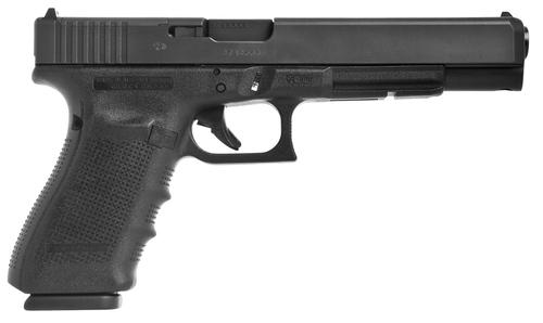 Glock G40 Gen4 MOS Pistol UG4030101MOS, 10mm Auto, 6.02", Picatinny Rail, Matte Black Finish, 10 Rds