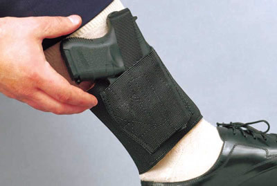 DeSantis Apache Ankle Rig Elastic Black Holster (062BASRZ0)