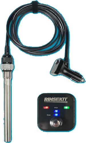 RinseKit Hot Rod Water Heater, Stainless Steel (RKHTR12)