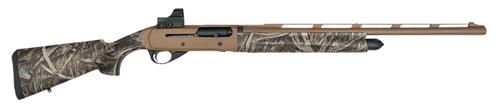 Girsan MC312 Gobbler Shotgun 390155, 12 Gauge, 24", 3.5" Chmbr, Bronze Cerakote Metal Finish & Camo Synthetic Stock, Includes Red Dot, 5+1