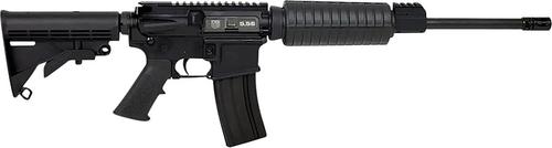 Diamondback DB15 Tactical Rifle DB1717K004, 5.56x45mm NATO, 16", 6-Position Stock, Black Hard Coat Anodized Finish, 30 Rds
