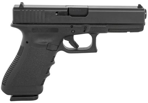 Glock G22 Gen3 Pistol G2215AUT, 40 S&W, 4.49", Finger Grooved Texture Polymer Grips, Black Finish, 15 Rds