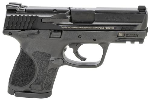 Smith and Wesson M&P M2.0 Sub-Compact 13600, 9mm Luger, 3.60", Modular Backstrap, Matte Black Finish, 12 Rds