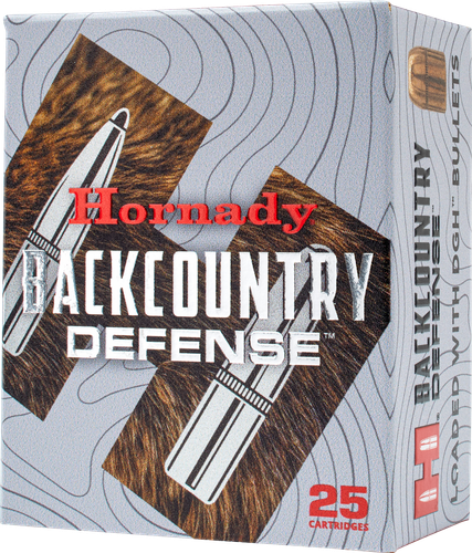 Hornady Back Country Pistol Ammunition 90268, 9mm +P, 138 GR, Dangerous Game Handgun (DGH), 25 Rd/Bx