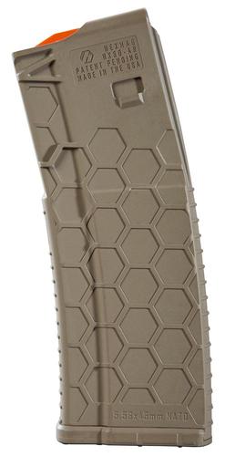 Hexmag AR-15 HX30 223 Remington-5.56 30 Rounds Flat Dark Earth Replacement Magazine (HX30ARFDE)