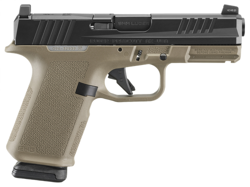 Ruger RXM Semi-Auto Pistol 19426 , 9mm, 4.5", Magpul EHG FDE Frame, Black FNC Nitride Slide, Optics Ready, 15 Rd