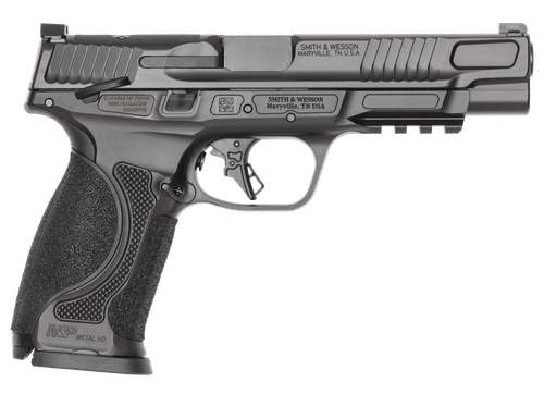 Smith and Wesson M&P9 M2.0 Metal HD Pistol 14672, 9mm, 5", Black Armornite Stainless Steel Frame, Optic Ready, 17 Rds