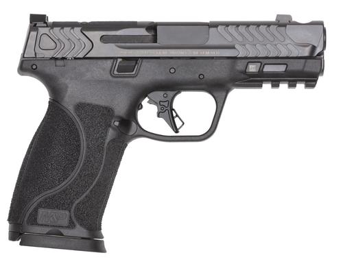 Smith & Wesson M&P M2.0 Performance Center Comp Pistol 14413, 10mm, 4", Black Polymer Grips, Black Armornite Finish, 15 Rd