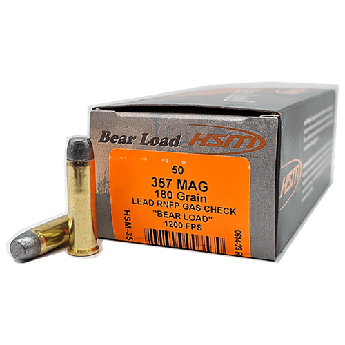 HSM Bear Load Rifle Ammunition 450BUSHMASTER1N, 450 Bushmaster, Jacketed Soft Point, 300 gr, 20 Rd/Bx