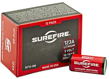 Surefire High Performance Lithium Batteries (SF12BB)