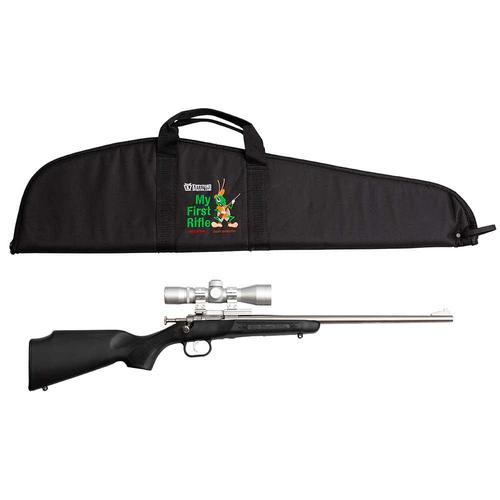 Keystone Sporting Crickett Rifle KSA2245BSC, 22LR, 16.25", Synthetic Black Stock, 1 Rd