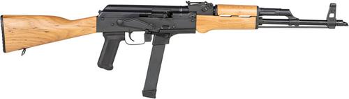 Century Arms WASR-M Rifle RI3765N, 9mm, 17.5 in, Wood Stock, Black Finish
