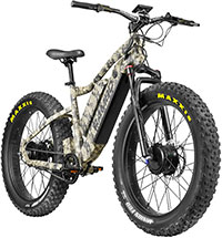 Rambo Bikes Megatron 1000 X2WD Electronic Bicycle, 1000w, TrueTimber Viper Western Camo (1000X2WD)