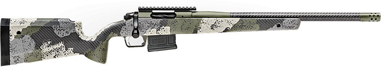 Springfield 2020 Waypoint Rifle BAW9206CMCFG, 6mm Creedmoor, 20" Carbon Fiber, Evergreen Camo Stock, Green Cerakote Finish,  5 Rds