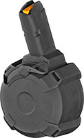 Magpul PMAG D-50, 9MM, Fits Glock Pattern Pistol Caliber Carbines, 50 Round Drum Magazine (MAG1137-BLK)