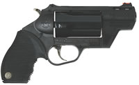 Taurus 45/410 Judge Public Defender Revolver 2441021PFS, 410 Guage / 45 Long Colt, 2 in, Polymer Grip, Blue Finish, 5 Rd