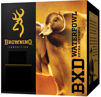 Browning BXD Waterfowl Shotgun Ammunition B193412032, 20 Gauge, 3", 1 oz, #2 Steel Shot, 1300 fps, 25 Rds/BX