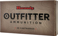 Hornady Outfitter Rifle Ammunition 82337, 375 Ruger, Gilding Metal Expanding, 250 GR, 2800 fps, 20 Rd/bx