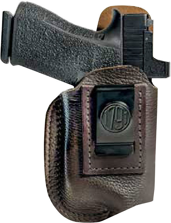 1791 Gunleather Fair Chase Light Bearing IWB Holster, Classic Brown Deer Hide, Right Hand, Size 4 (OR-LB-FCD-4-BRW-R)