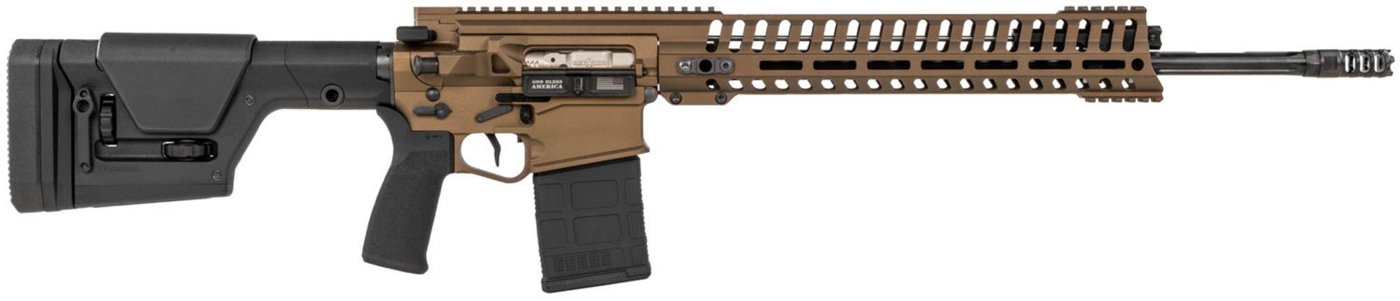 POF Revolution Gen4 Semi-Auto Rifle 01565, 6.5 Creedmoor, 20", Adjustable Magpul PRS Stock, Burnt Bronze Finish, 20 Rds