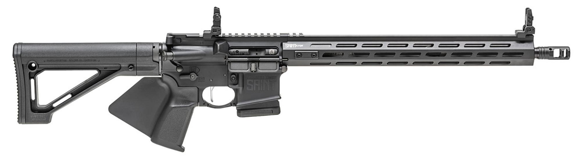 Springfield Saint Victor Semi-Auto Rifle STV916556BCA, 5.56x45mm NATO, 16", Magpul Stock, Black Hardcoat Anodized Finish, 10 Rds