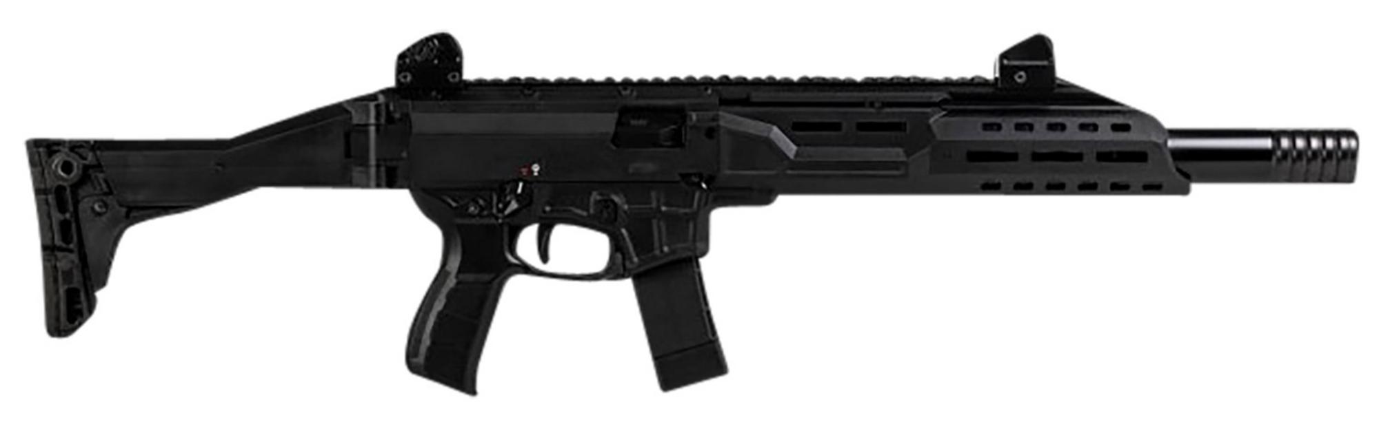 CZ Scorpion 3+, Semi-Auto Rifle 91422, 9mm, 16.30", Folding Stock, Faux Suppressor, 20 Rds