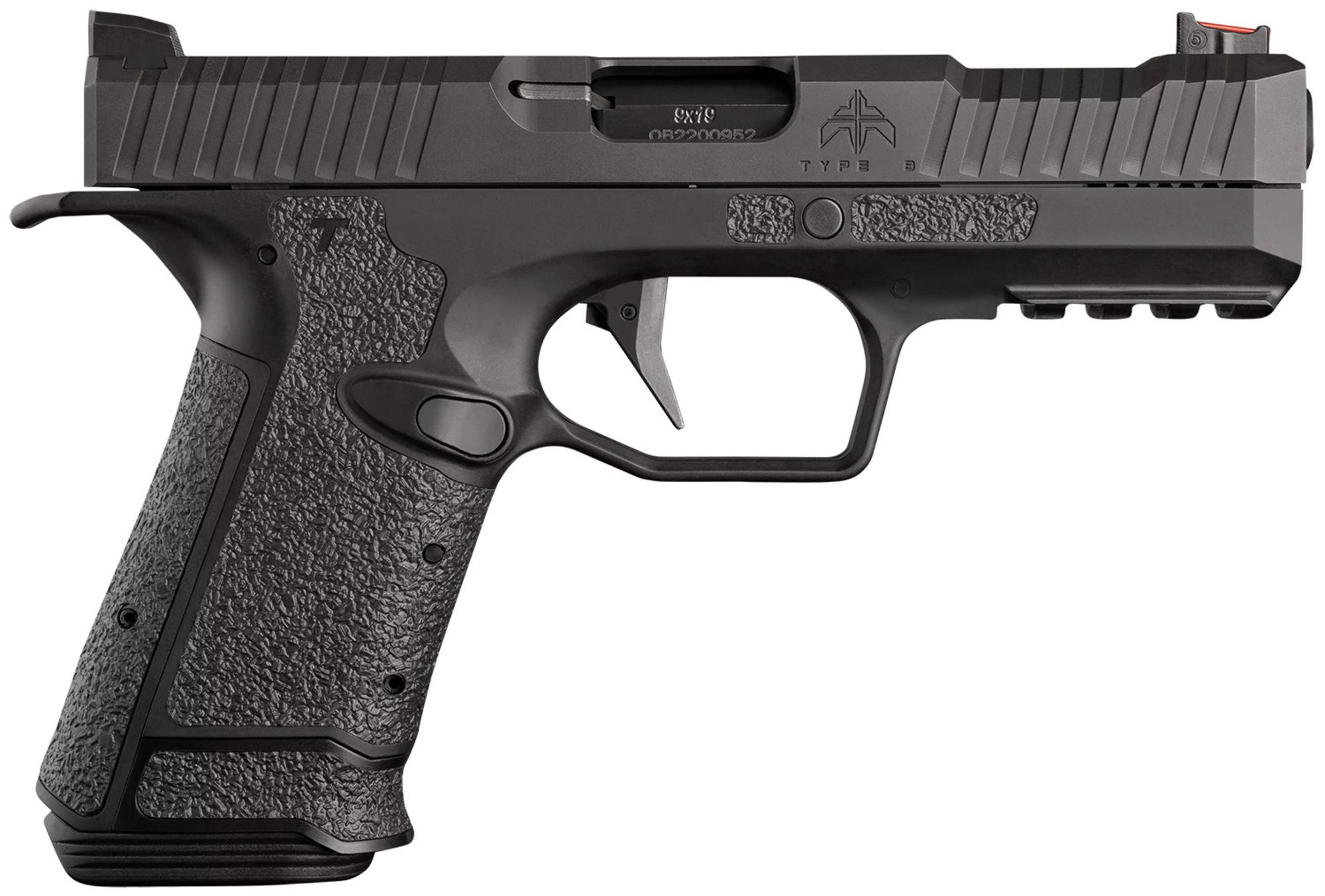 PTR Archon Type B Gen 2, AF2B0090103, 9mm Pistol, 4.30", Black Interchangeable Grips, Optic Ready, 15 Rds