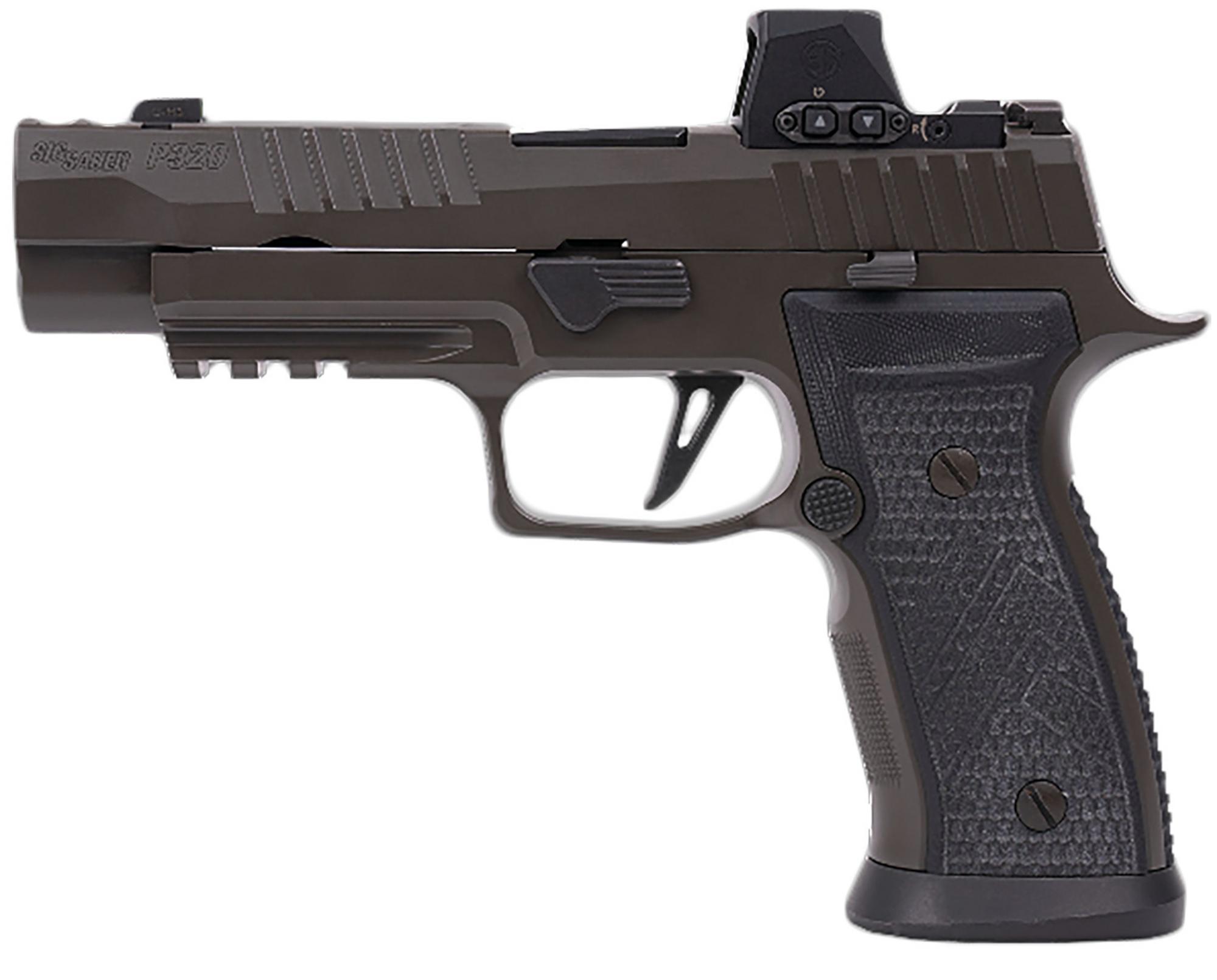 Sig Sauer P320 AXG Legion Semi Auto Pistol 320AXGF9LEGIONRXX, Romeo X RDS, 9mm Luger, 3.9", Legion Gray Cerakote Finish, 10/21 Rds