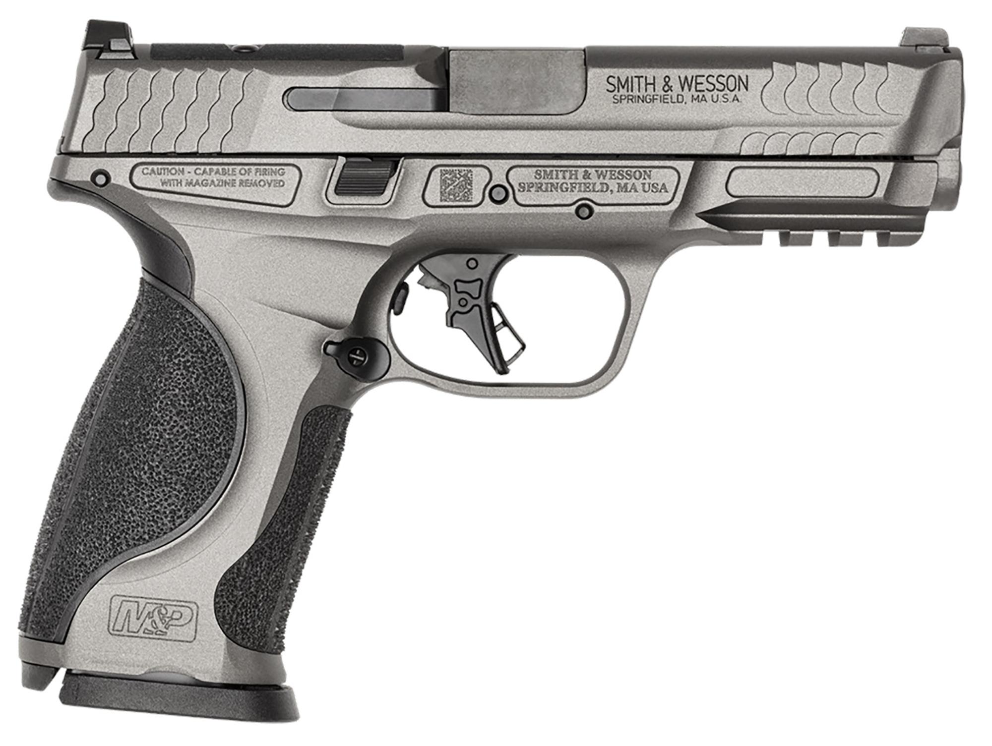 Smith and Wesson M&P40 14164, 40 S&W, 4.22", Black Grips, Tungsten Gray Finish, 15 Rds