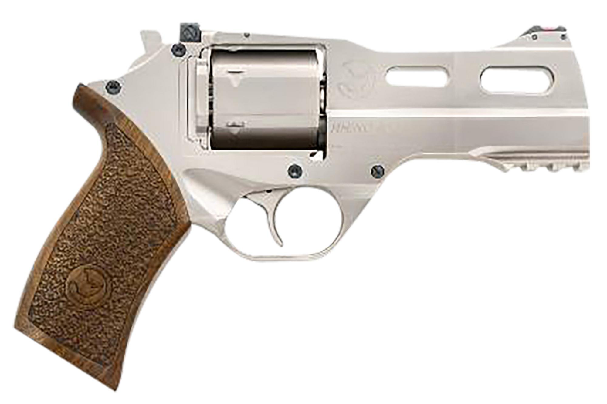 Chiappa Rhino 40SAR *CA Compliant Revolver CF340245, 357 Magnum, 4", Walnut Grips, Nickel Finish, 6 Rds