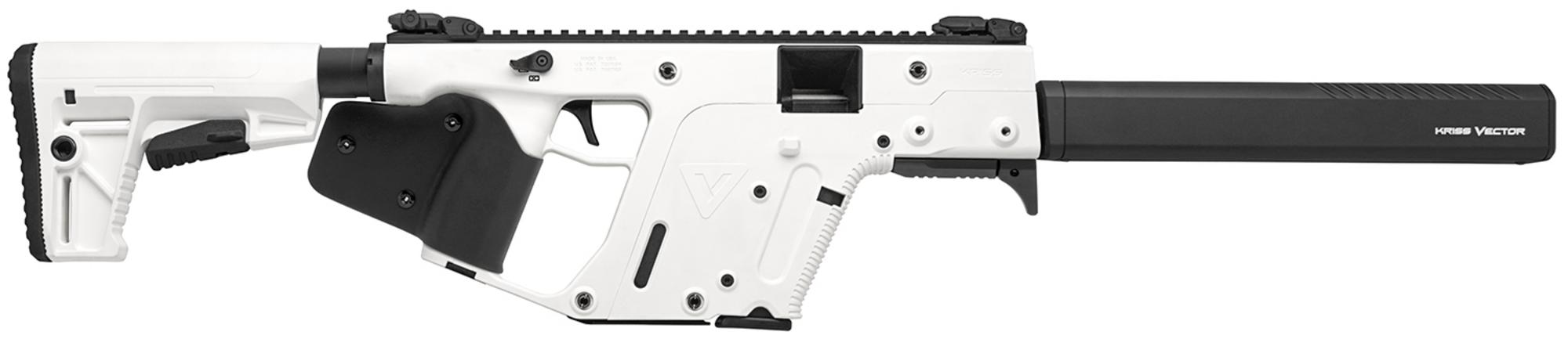 Kriss Vector Alpine White Semi-Auto Rifle KV90CAP22, *CA Compliant, 9mm Luger, 16", Fixed Stock, 10 Rds