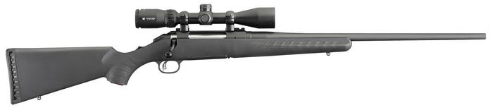 Ruger American Rifle Rifle w/Vortex Scope 16937, 223 Remington, 22", Synthetic Stock, Black Finish, 5 Rds