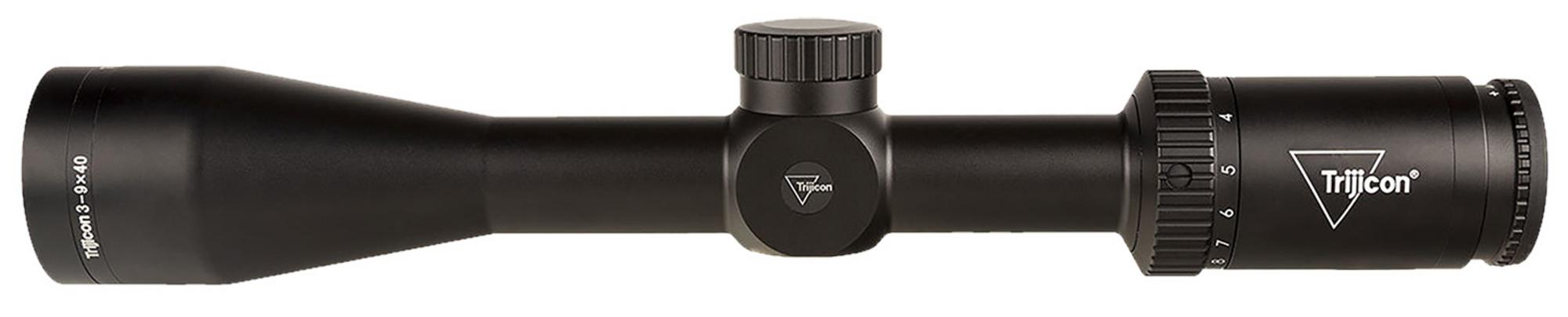 Trijicon Huron Rifle Scope 2700004, 3-9x, 40mm Obj, 1" Tube, German #4 Reticle