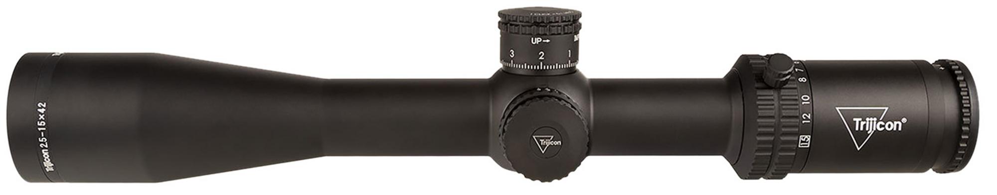 Trijicon Credo SFP Rifle Scope 2900034, 2.5-15x, 42mm Obj, 30mm Tube, Illuminated LED MRAD Reticle